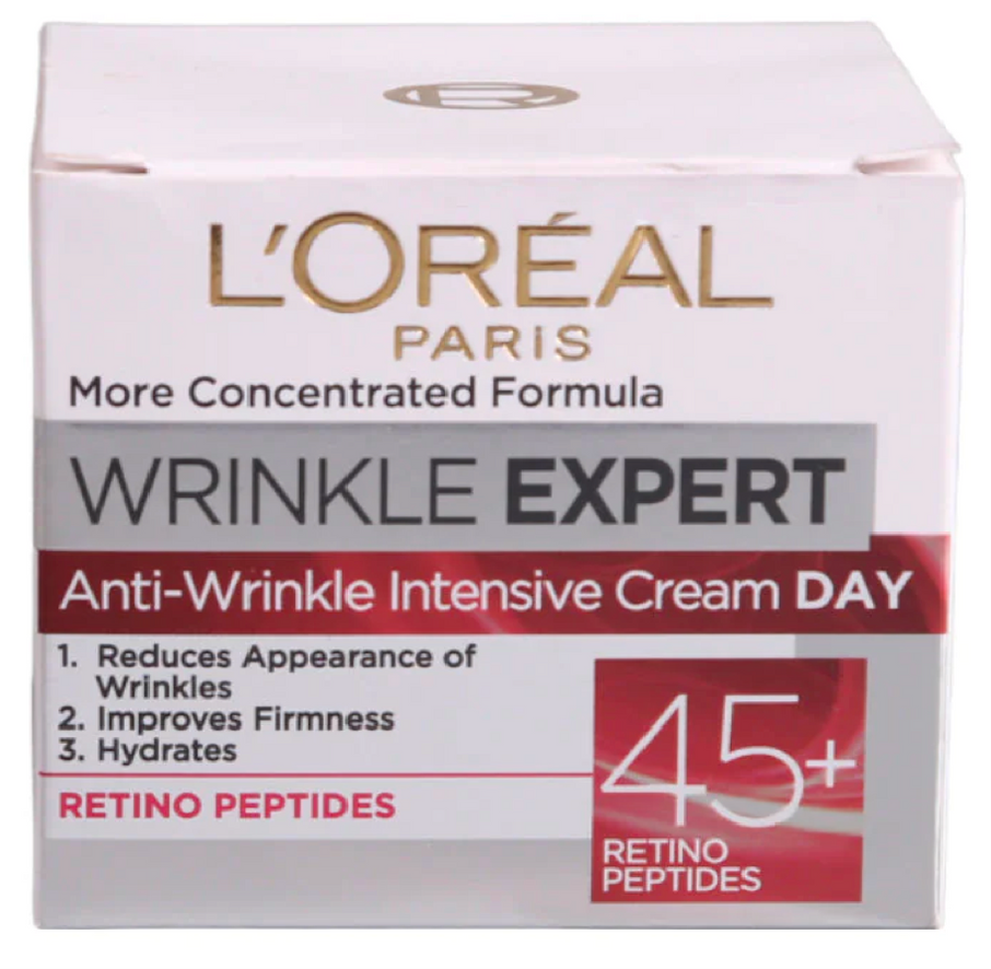 L'Oreal Wrinkle Expert Anti-Wrinkle Cream 50ml - Intensive Cream Day 45+